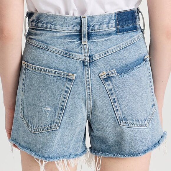 NWT Amo Loverboy 3.5" Cutoff Jean Shorts Inhale Wash 30 - Picture 1 of 5